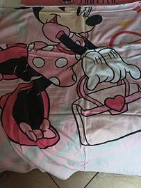 Set lenzuola flanella di Minnie letto singolo 