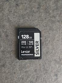Scheda SD Lexar 128GB 205-140 - Come Nuova ☑️
