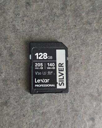 Scheda SD Lexar 128GB 205-140 - Come Nuova ☑️