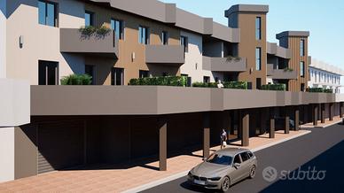 Duplex con terrazzo a livello in riqualificazione