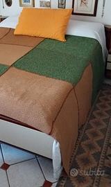 coperta lana lavorata ai ferri