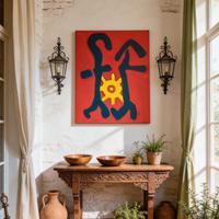 Composizione Astratta "Timone Solare" – Firma "J",