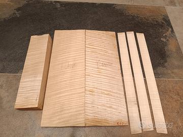 Legno liuteria violino acero marezzato
