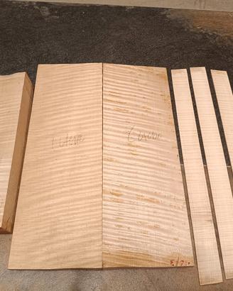 Legno liuteria violino acero marezzato