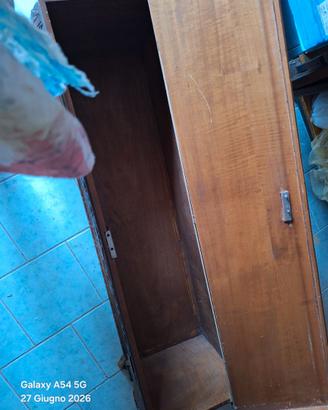 cassapanca legno anni 70