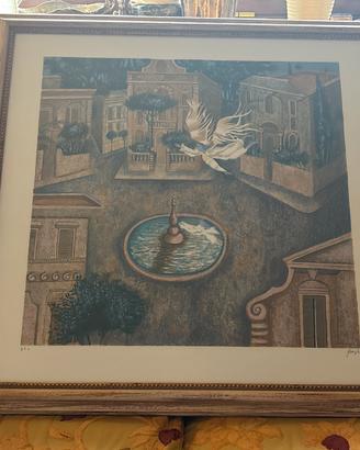 Litografia Enrico Benaglia
