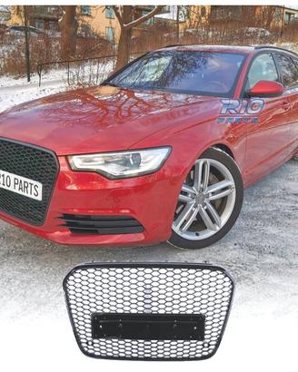 GRIGLIA AUDI A6 C7 4G 10-14 LOOK RS NERO LUCIDO PD