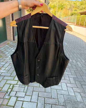 Gilet pelle