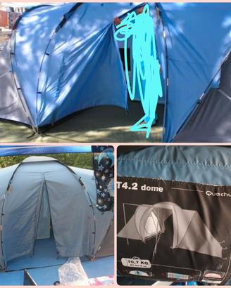 tenda quechua 4.2 t dome