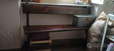 Panca legno antica