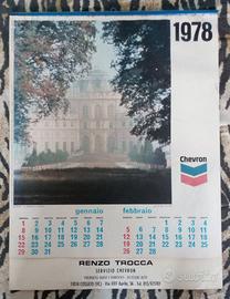 calendario chevron d'epoca anno 1978