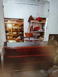 Comò anni 50 con specchio 