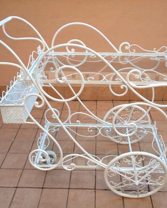 Carrello bar d'epoca stile liberty