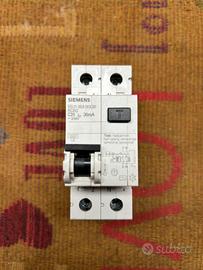 Interrutore magnetotermico differenziale 20A