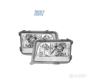 FARI MERCEDES CLASSE E W124 85-95 FONDO CROMATO