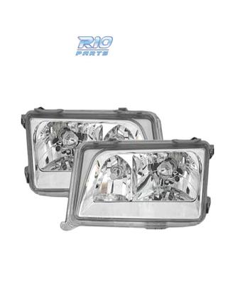 FARI MERCEDES CLASSE E W124 85-95 FONDO CROMATO