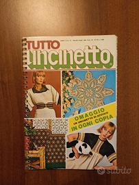 rivista Tutto uncinetto anni 70