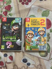 Luigi Mansion 2 & Super mario Maker 2