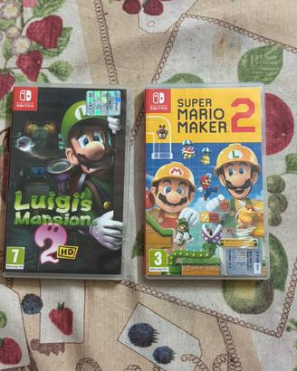 Luigi Mansion 2 & Super mario Maker 2