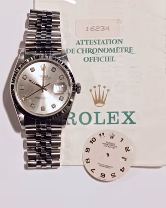 Rolex Datejust 16234 Diamanti con Garanzia 
