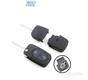 ALLOGGIAMENTO CHIAVE AUDI QUADRATA 2 PULSANTI CON 