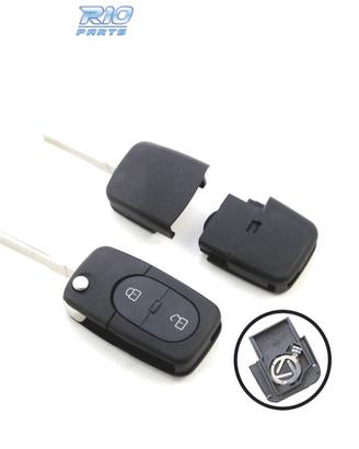 ALLOGGIAMENTO CHIAVE AUDI QUADRATA 2 PULSANTI CON 
