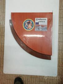 mensola angolare in legno 50x50 cm