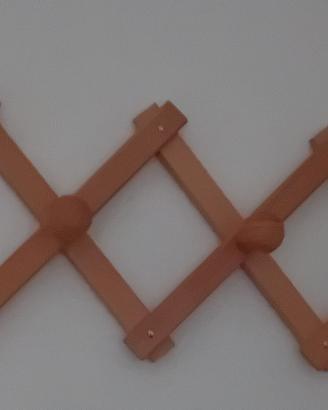 Attaccapanni da muro in legno 