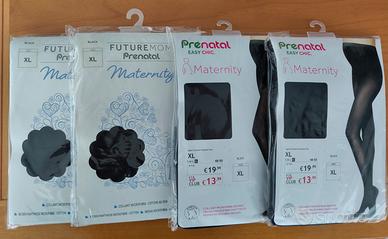4 collant premaman nuovi
