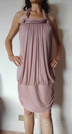 Abito donna estivo di seta Rosa Twinset.