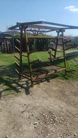 rastrelliera metallica da esterno in ferro