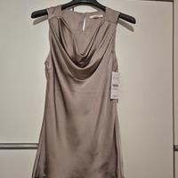 blusa color cognac