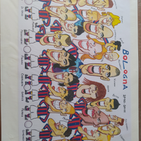 Bologna f.c litografia