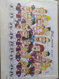 Bologna f.c litografia