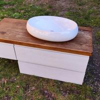 Mobile bagno a sospensione con lavabo