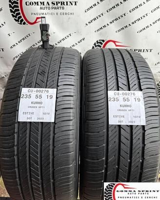 2 PNEUMATICI 235/55 R19 KUMHO ESTIVE 85%