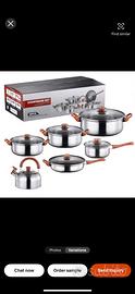 Set di 12 pentole moderne