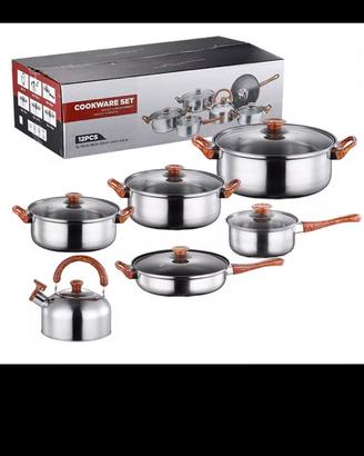 Set di 12 pentole moderne