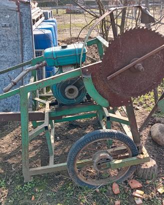 sega circolare scoppio motore