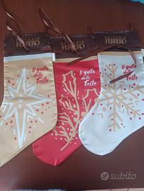Set 3 calze befana Ferrero Rocher anno 2021