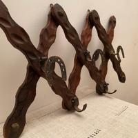 Appendiabiti estensibile vintage legno