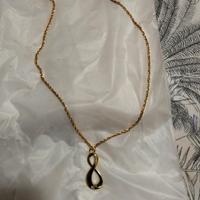 Collana acciaio con ciondolo