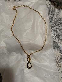 Collana acciaio con ciondolo