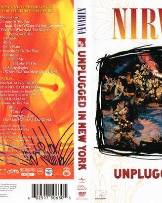 DVD Musica NIRVANA- Unplugged in New York