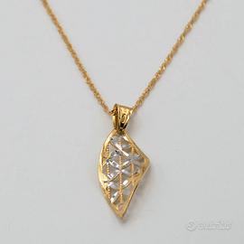 Collana oro giallo 18kt 750 girocollo donna D.25
