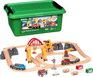 Brio world - Set deluxe ferrovia e trasporto merci