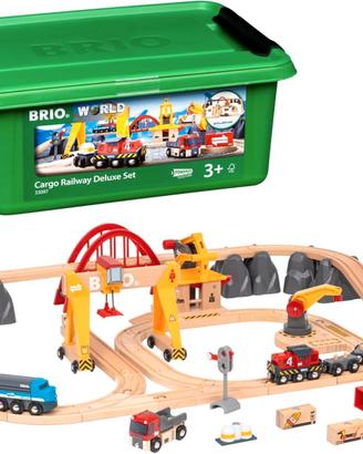 Brio world - Set deluxe ferrovia e trasporto merci