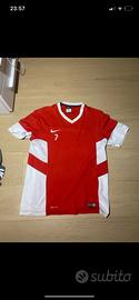 Maglia nike vintage rossa e bianca