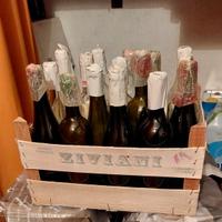 Bottiglie vino vuote per imbottigliamento