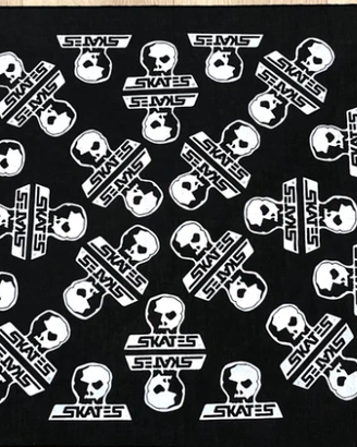 Vintage OG '80 Skull Skates Bandana skateboard